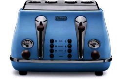 De'Longhi Icona Vintage 4 Slice Toaster - Blue.